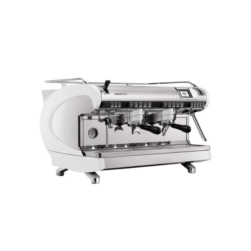 Nuova Sımonelli Aurelia-Wave-vol-B 2 Gruplu Otomatik Dozaj Ayarlı Espresso Kahve Makinesi - Beyaz
